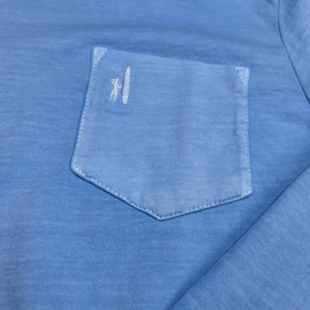 NWT Johnnie O Brennan MaliBLU Long Sleeve Pocket Tee - Picture 7 of 7